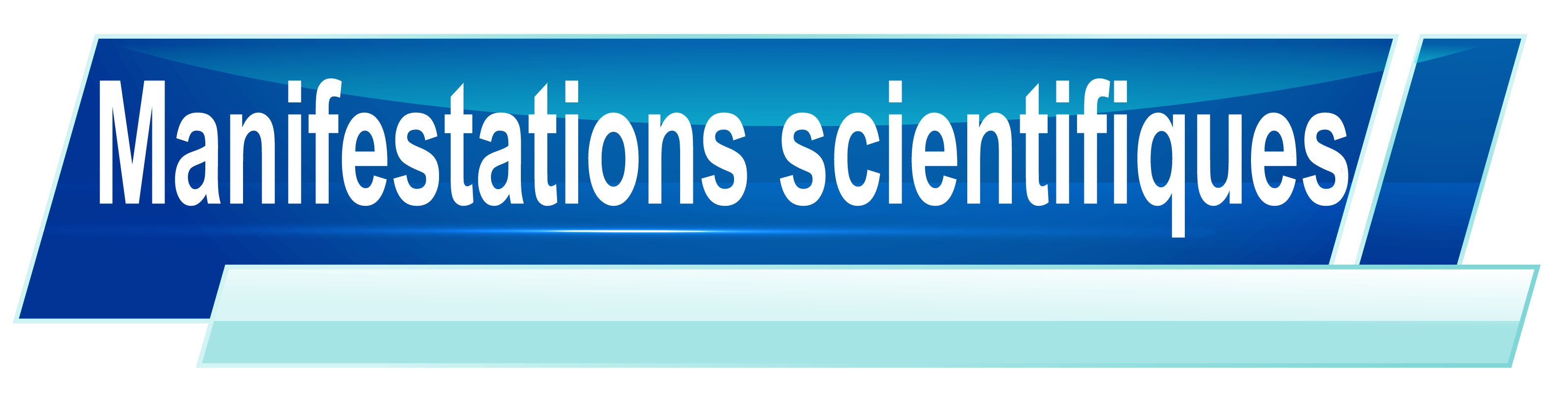 manifestations scientifiques